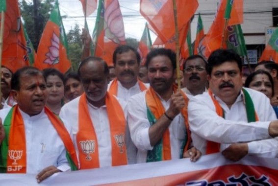 BJP looking to garner maximum mileage from 'Telangana Liberation Day' BJP looking to garner maximum mileage from 'Telangana Liberation Day'
