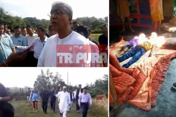 Hunger, poverty, debt-burdened couple commits suicide after poisoning own Children, Ex-CM visited spot, met locals, hits BJP Govt for Workless, Foodless situations across Tripura Hunger, poverty, debt-burdened couple commits suicide after poisoning own Children, Ex-CM visited spot, met locals, hits BJP Govt for Workless, Foodless situations across Tripura