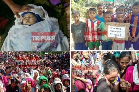 BJP Govt’s inhuman ‘no ration-supply’ policy caused 6 starvation Bru/Reang deaths, over 50 hospitalizations : CM yet to visit Kanchanpur victims even after a month,Temporary free ration to stop on Nov 30 BJP Govt’s inhuman ‘no ration-supply’ policy caused 6 starvation Bru/Reang deaths, over 50 hospitalizations : CM yet to visit Kanchanpur victims even after a month,Temporary free ration to stop on Nov 30