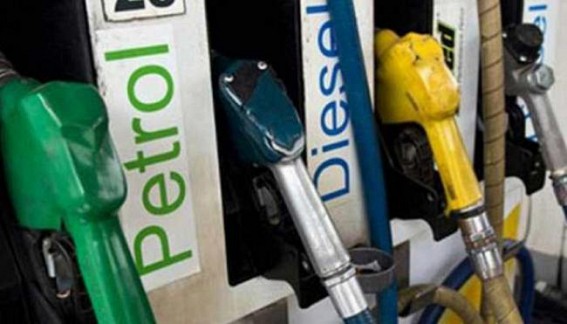 Diesel up by 17-18 paise, no change in petrol price Diesel up by 17-18 paise, no change in petrol price