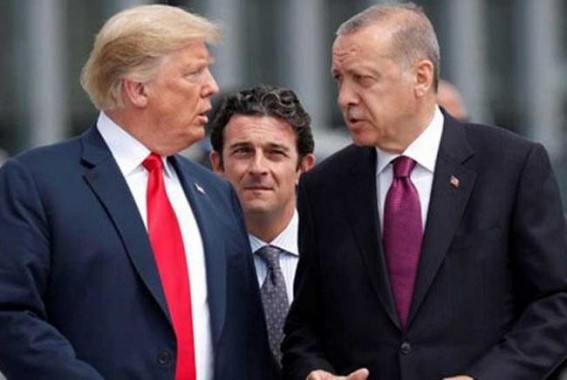 Erdogan, Trump hold phone conversation over regional issues Erdogan, Trump hold phone conversation over regional issues