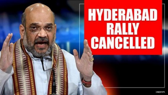 Amit Shah's Hyderabad rally postponed amid coronavirus scare Amit Shah's Hyderabad rally postponed amid coronavirus scare