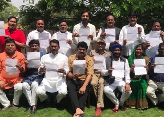 MP crisis: 19 Cong MLAs submit resignations to Speaker MP crisis: 19 Cong MLAs submit resignations to Speaker