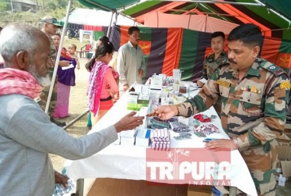 Assam Rifles organized Medical Camp in South Tripura Assam Rifles organized Medical Camp in South Tripura