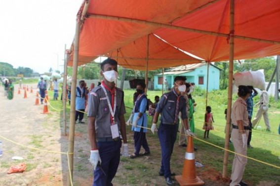 Ranir Bazar Open Rover crew and Rangers' praiseworthy tasks at Jirania Railway Station Ranir Bazar Open Rover crew and Rangers' praiseworthy tasks at Jirania Railway Station