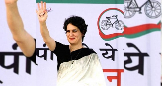 Priyanka lends help to deceased party worker's kin Priyanka lends help to deceased party worker's kin