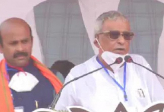 Veteran Trinamool MP Sisir Adhikari shows up at Shah's rally in Bengal Veteran Trinamool MP Sisir Adhikari shows up at Shah's rally in Bengal