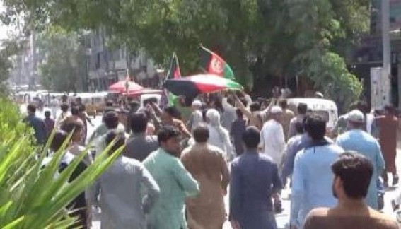 Taliban flag torn down in first signal of popular opposition Taliban flag torn down in first signal of popular opposition