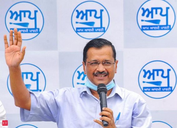Kejriwal dares Cong to give 40% tickets to women in Goa, Punjab Kejriwal dares Cong to give 40% tickets to women in Goa, Punjab