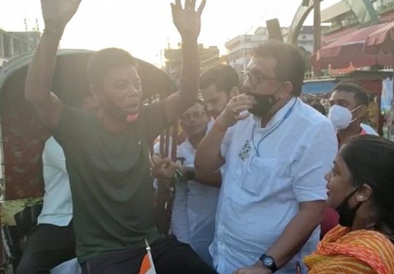 'Joy Tripura' slogan echoed in Tripura as TMC continues Rakhi-Bandhan statewide 'Joy Tripura' slogan echoed in Tripura as TMC continues Rakhi-Bandhan statewide