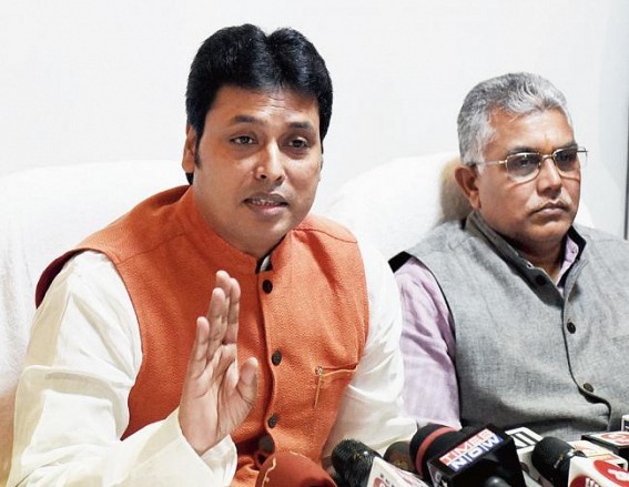 Amid rift in Tripura BJP, Central BJP chose Biplab Deb for West Bengal Election star campaigner Amid rift in Tripura BJP, Central BJP chose Biplab Deb for West Bengal Election star campaigner