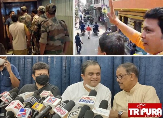 Trinamool Pinched Biplab Deb over his Pre-Election Empty Road Shows in Bengal amid Illegal Detention of I-PAC members in Poll Bound Tripura Trinamool Pinched Biplab Deb over his Pre-Election Empty Road Shows in Bengal amid Illegal Detention of I-PAC members in Poll Bound Tripura