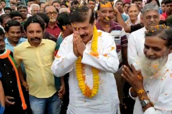 Congress held Victory celebration at Agartala-6 Constituency Congress held Victory celebration at Agartala-6 Constituency