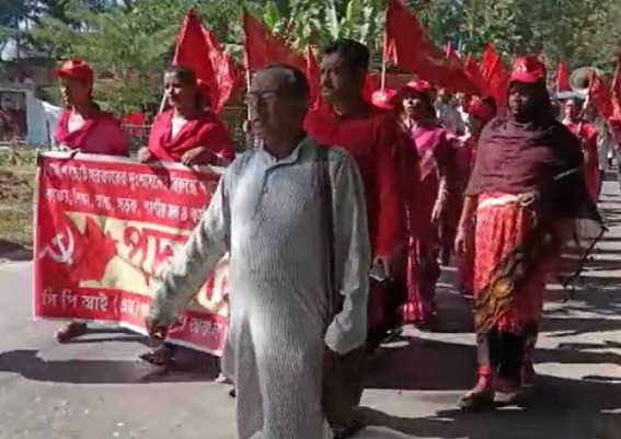 CPI-M’s Rally in Kailashahar against BJP’s ‘Misrule’ in Tripura CPI-M’s Rally in Kailashahar against BJP’s ‘Misrule’ in Tripura