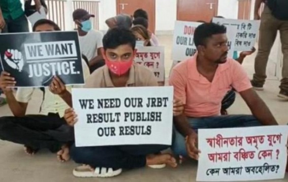 Frustrations gripped Job Aspirants as Tripura JRBT Results yet to be Published after 16 months of Completion Frustrations gripped Job Aspirants as Tripura JRBT Results yet to be Published after 16 months of Completion
