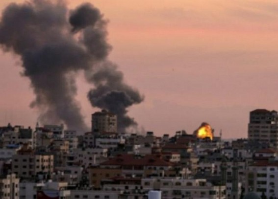 Israeli fighter jets strike Gaza military post in response to rocket fire Israeli fighter jets strike Gaza military post in response to rocket fire
