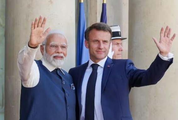 PM Modi to welcome French President Macron in Jaipur PM Modi to welcome French President Macron in Jaipur