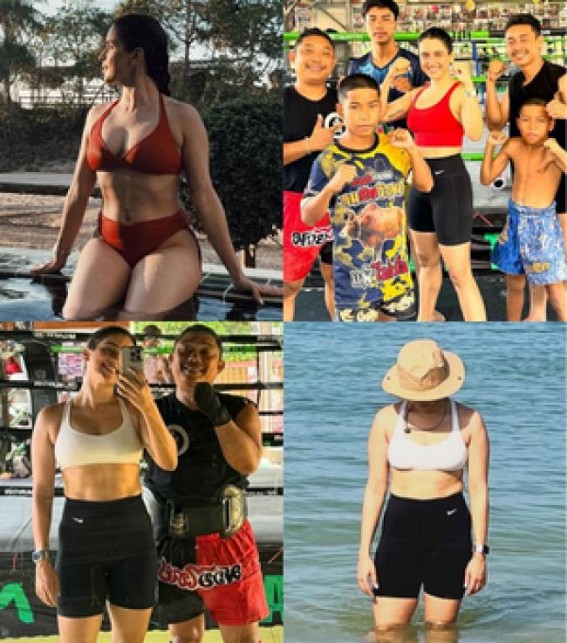 From oozing oomph in a bikini to acing Muay Thai, Sanya Malhotra's Thailand vacation From oozing oomph in a bikini to acing Muay Thai, Sanya Malhotra's Thailand vacation