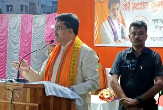 'Oppositions failing to showcase any Issue to fight against Modi Govt' : Tripura CM 'Oppositions failing to showcase any Issue to fight against Modi Govt' : Tripura CM