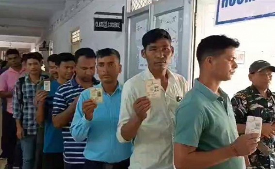 Postal Ballot Voting started for East Tripura Lok Sabha Polls Postal Ballot Voting started for East Tripura Lok Sabha Polls
