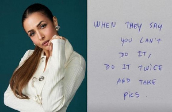 Malaika Arora’s Insta story raises eyebrows: ‘When they say you can’t do it, do it twice’ Malaika Arora’s Insta story raises eyebrows: ‘When they say you can’t do it, do it twice’