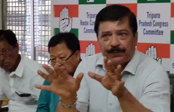 Tripura Congress alleged statewide attacks on Congress workers, nominees ahead of Panchayat Polls ; 1 party worker gone missing Tripura Congress alleged statewide attacks on Congress workers, nominees ahead of Panchayat Polls ; 1 party worker gone missing