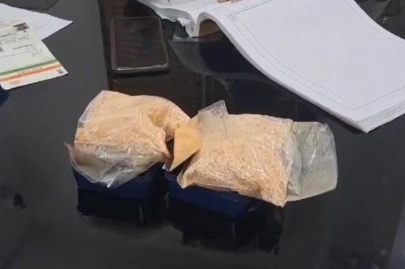 Heroin worth over Lakh seized in Dharmanagar Heroin worth over Lakh seized in Dharmanagar