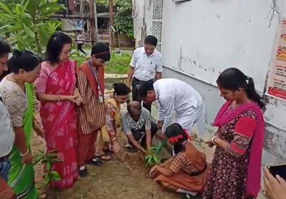 National Education Policy Week : Plantation Drive in Tripura Schools National Education Policy Week : Plantation Drive in Tripura Schools