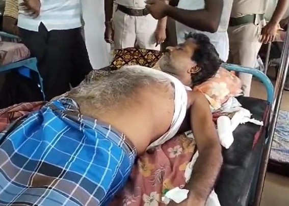 Tension triggered after BJP Mandal President allegedly did not get proper treatment at GB Hospital Tension triggered after BJP Mandal President allegedly did not get proper treatment at GB Hospital