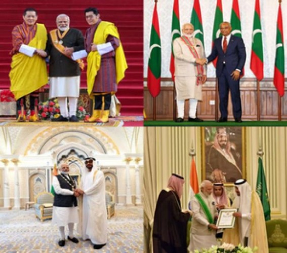 Honoured by the world: PM Modi's record number of highest civilian awards Honoured by the world: PM Modi's record number of highest civilian awards