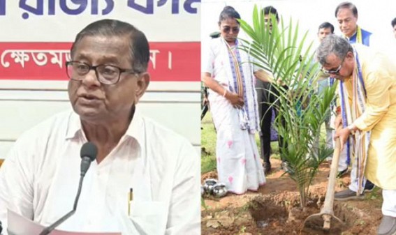 Palm Oil Plantation Drive in Tripura Opposed by CPI-M ; Alleged Tripura Lands to be Given to Baba Ramdev ! Palm Oil Plantation Drive in Tripura Opposed by CPI-M ; Alleged Tripura Lands to be Given to Baba Ramdev !
