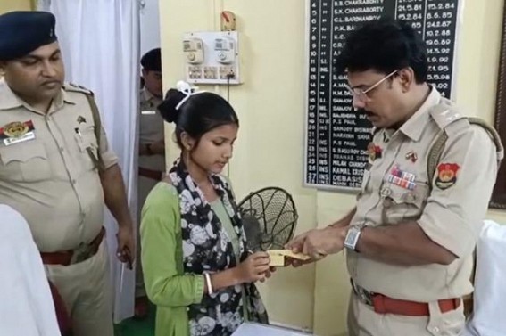 East Agartala Police Recovered lost Gold Ornament, Bag within Few Hours of Complaint: OC Thanked CCTV cameras East Agartala Police Recovered lost Gold Ornament, Bag within Few Hours of Complaint: OC Thanked CCTV cameras