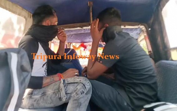 Two Youths Arrested with 18 Kg of Ganja During Patrol in Agartala Two Youths Arrested with 18 Kg of Ganja During Patrol in Agartala